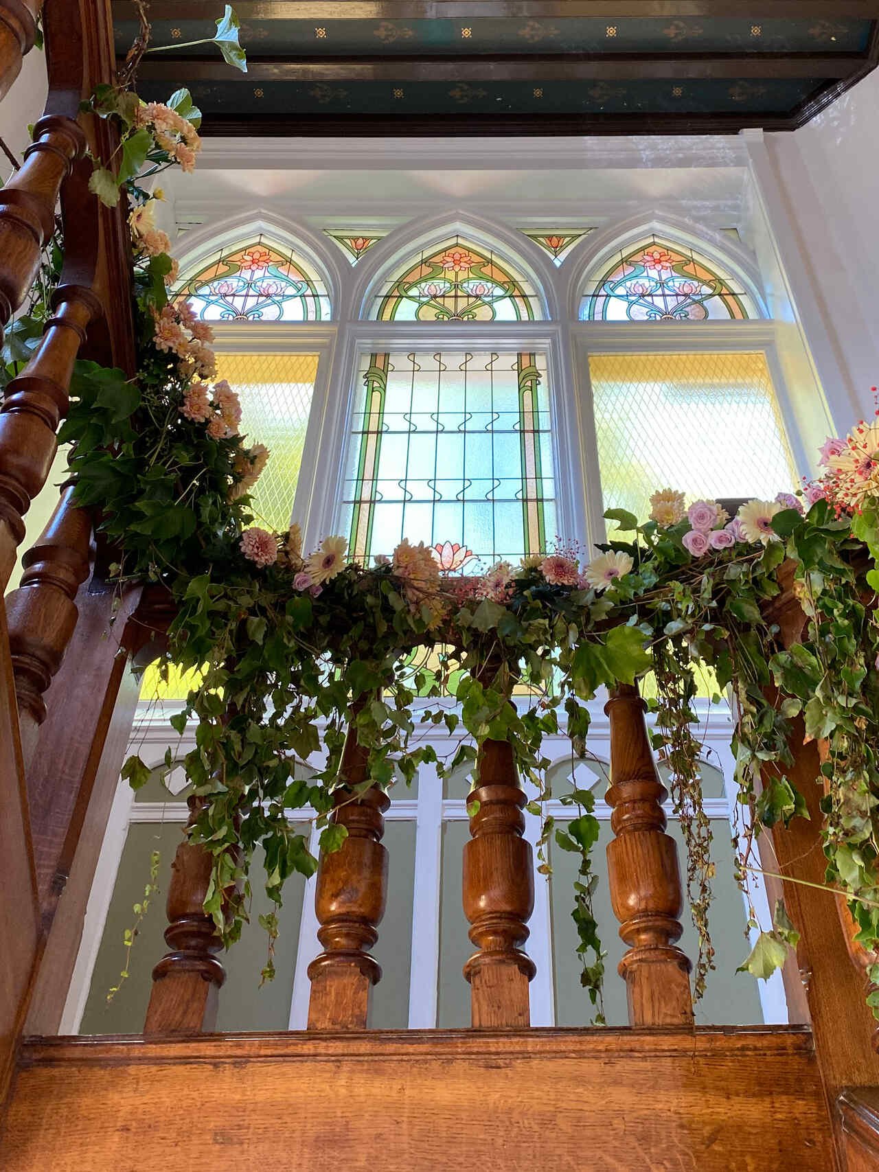 Château de la Rosemontoise - Grand Escalier vitrail