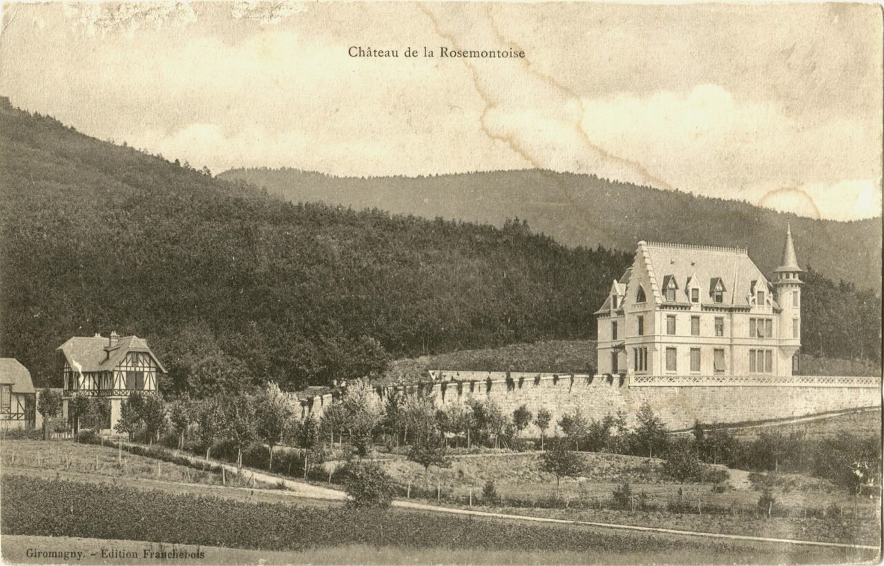 L'histoire  - Château de la Rosemontoise - carte postale