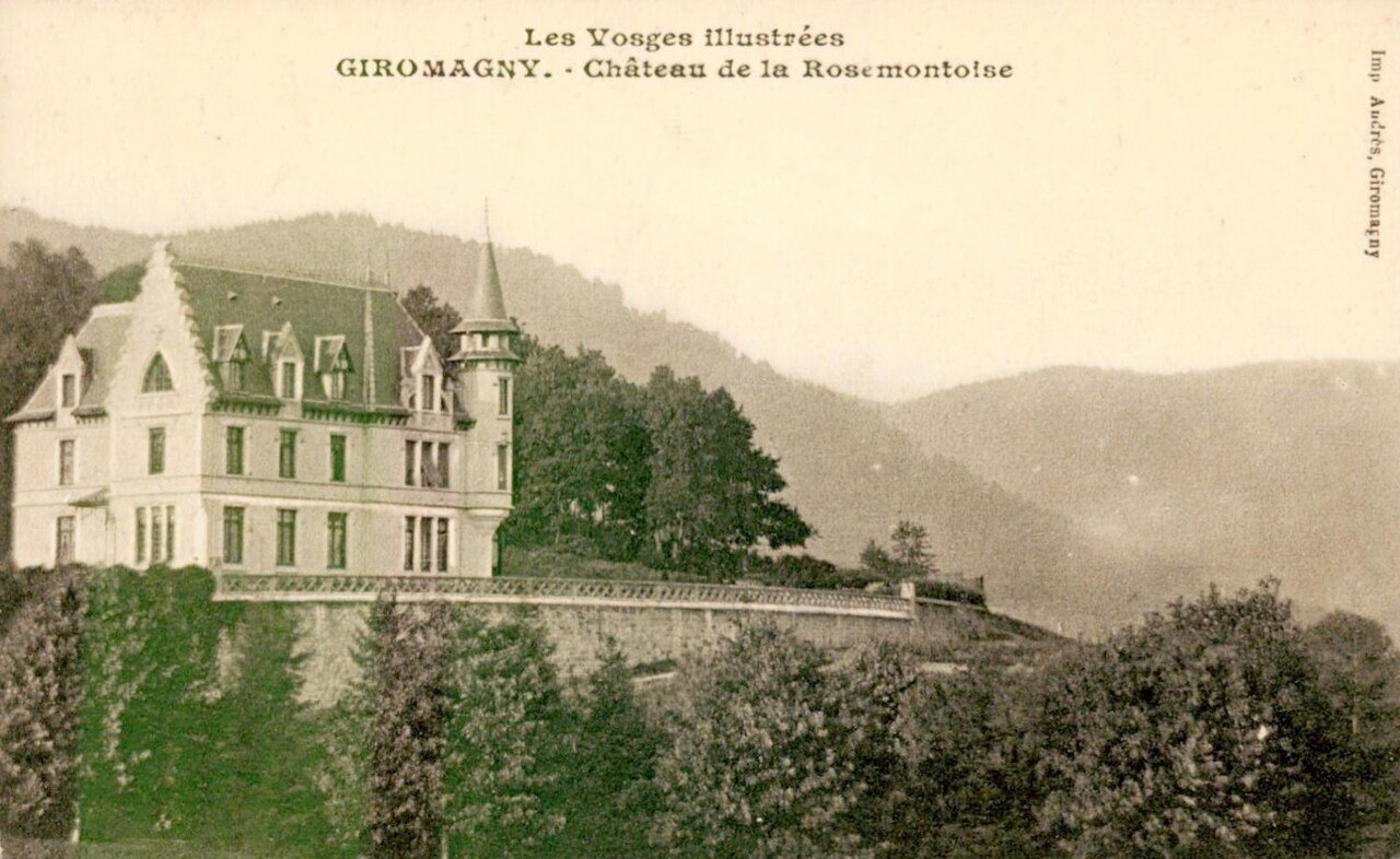 L'histoire - Château de la Rosemontoise - carte postale