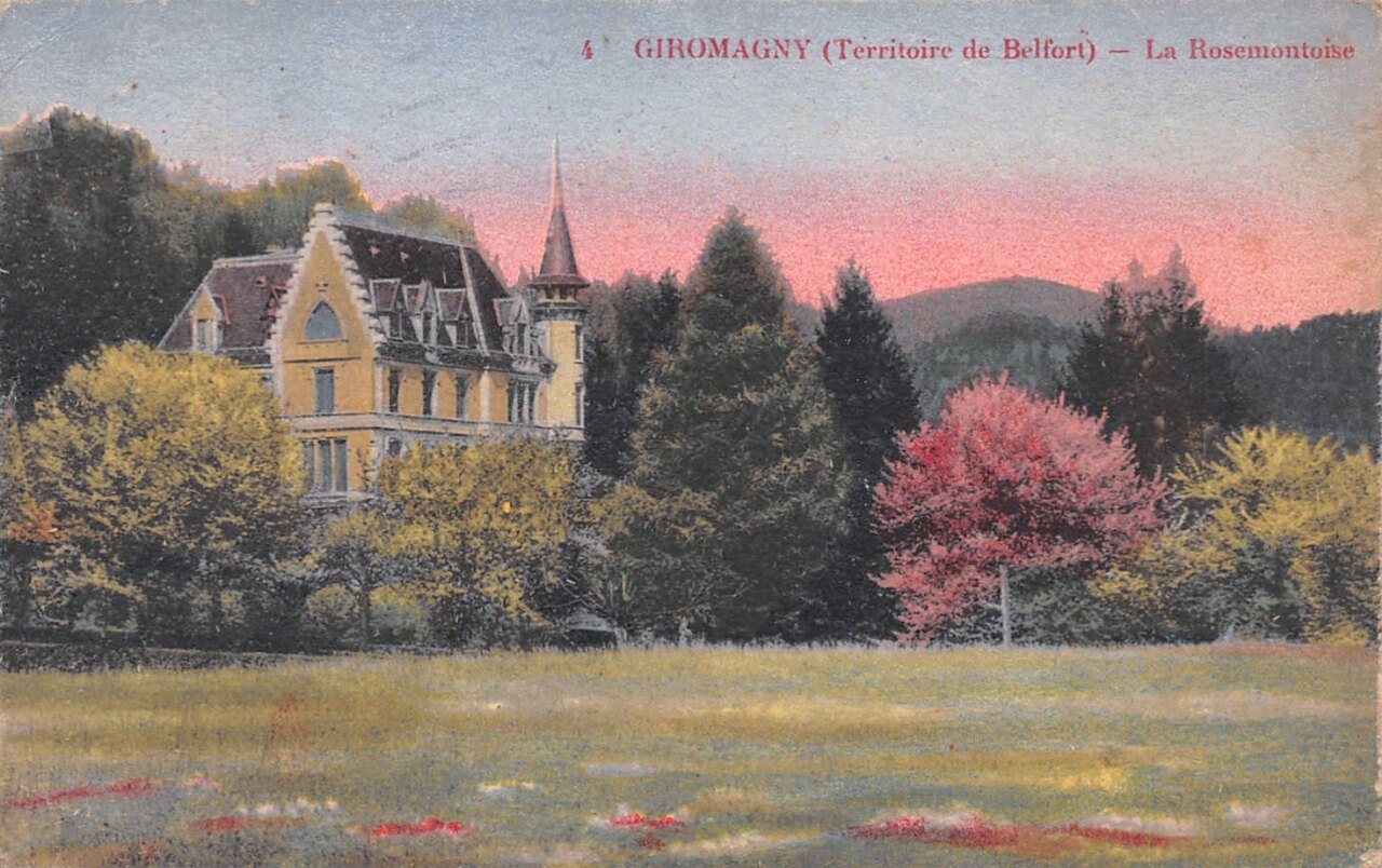 Château de la Rosemontoise - Vosges, l'histoire